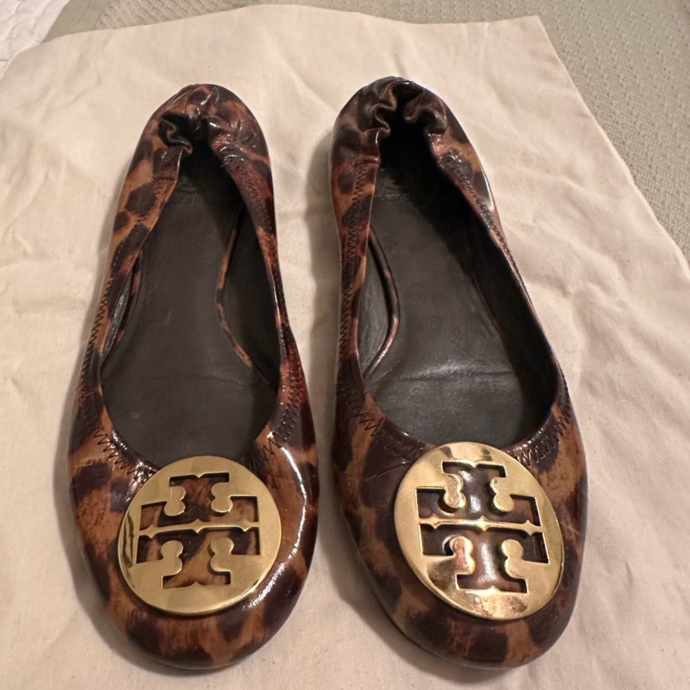 Tory Burch Leopard Print Ballet Flats